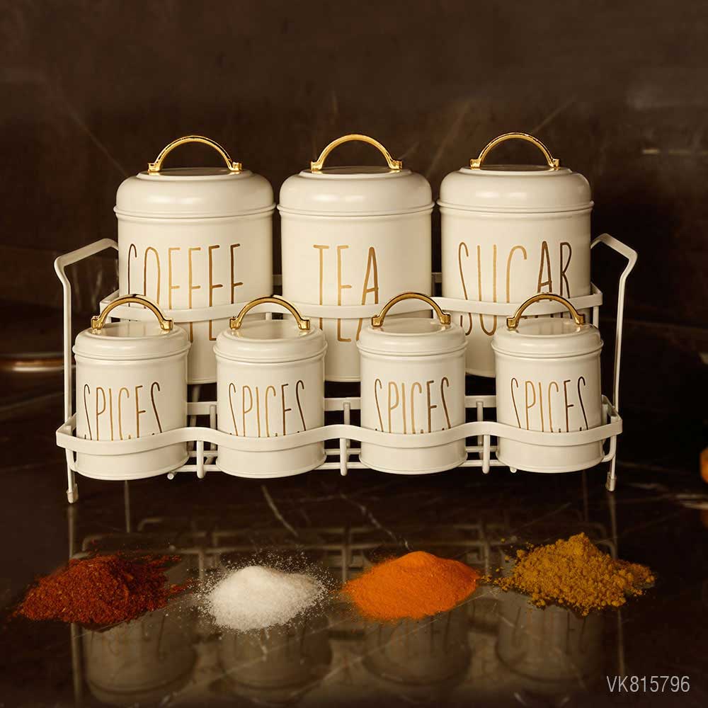 سرویس آشپزخانه در فلزی 7 پارچه