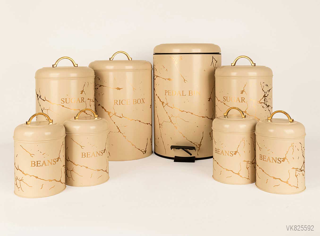 سرویس آشپزخانه در فلزی 8 پارچه