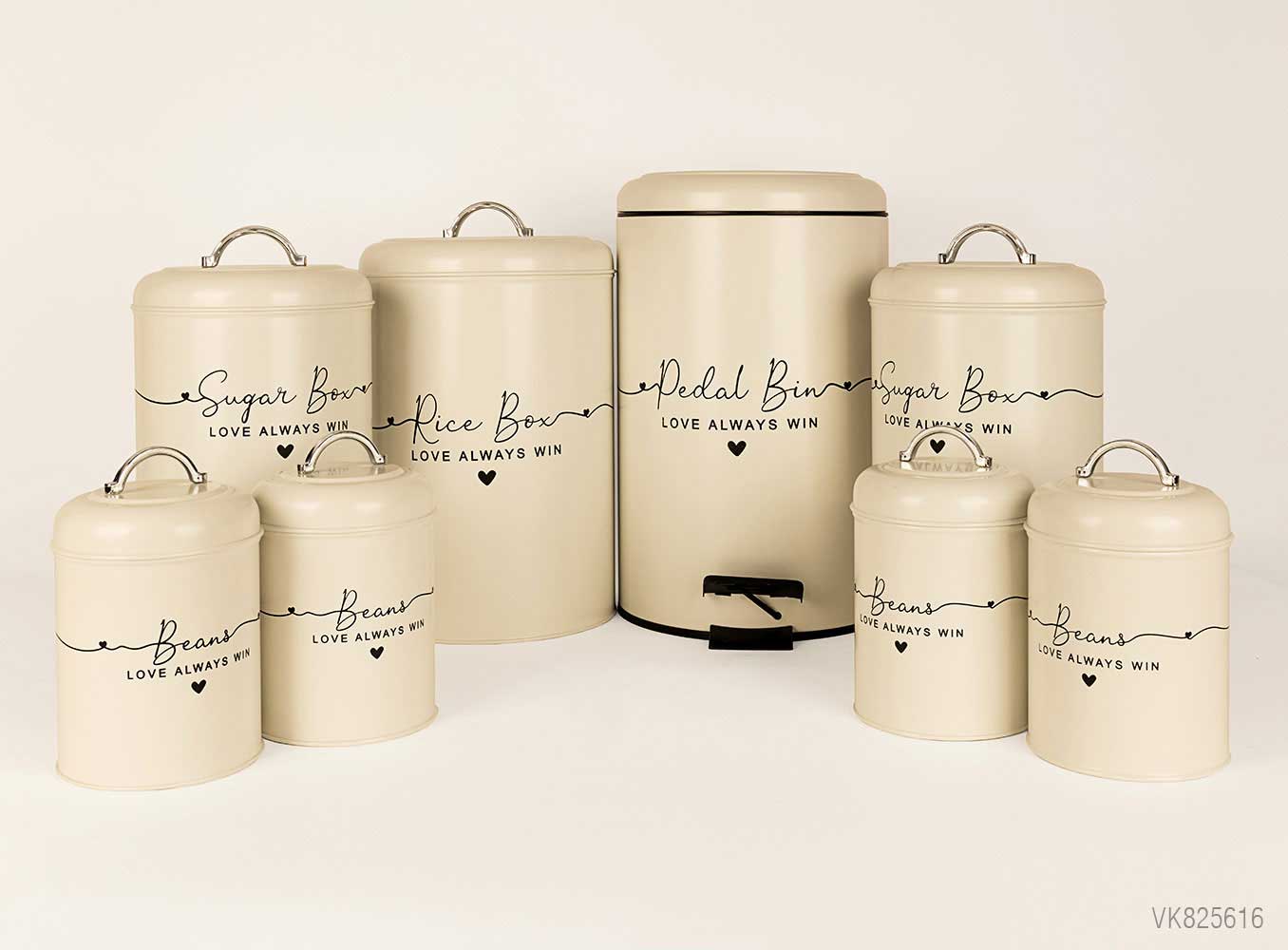 سرویس آشپزخانه در فلزی 8 پارچه