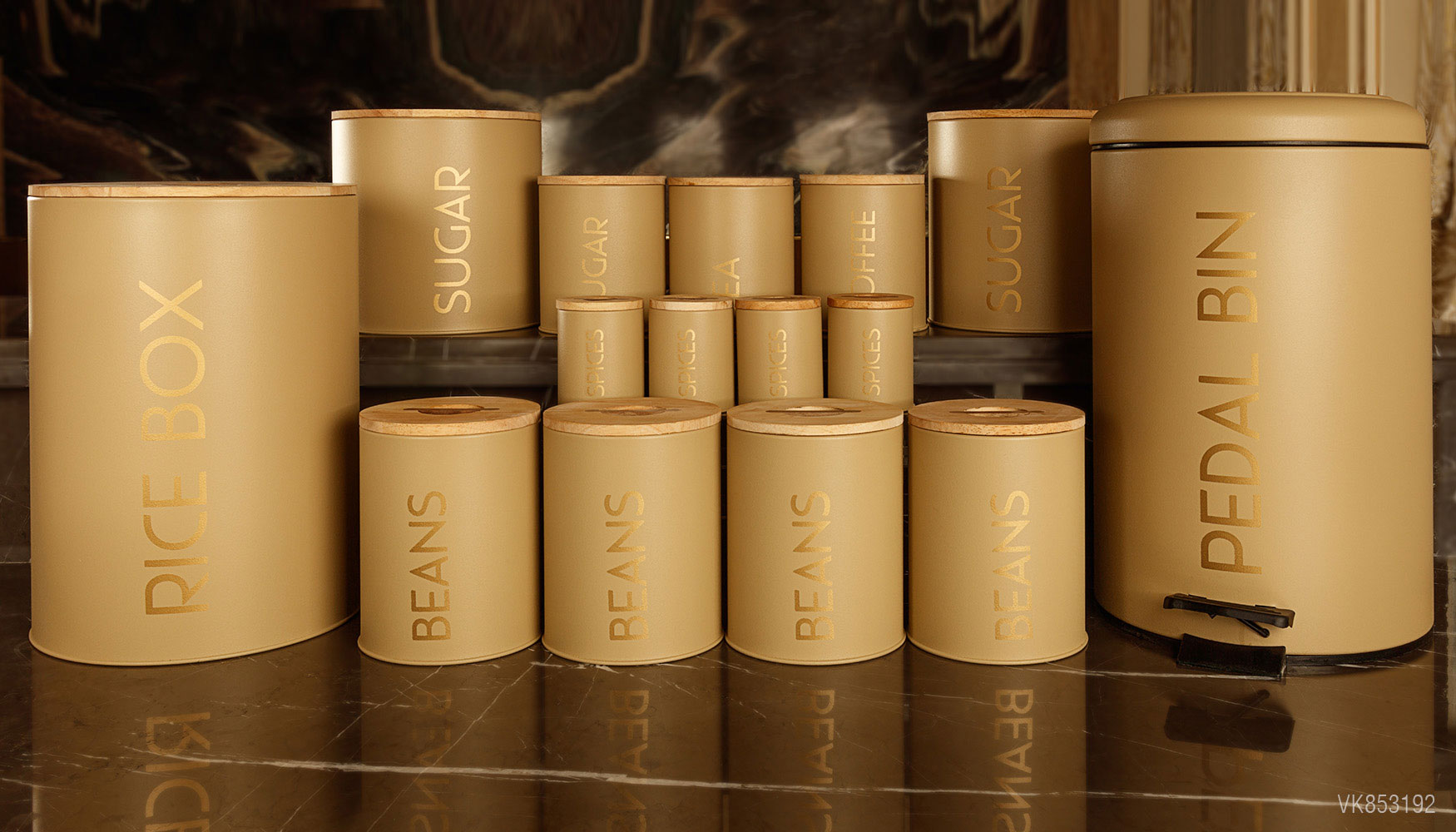 سرویس های آشپزخانه در چوبی 15 پارچه