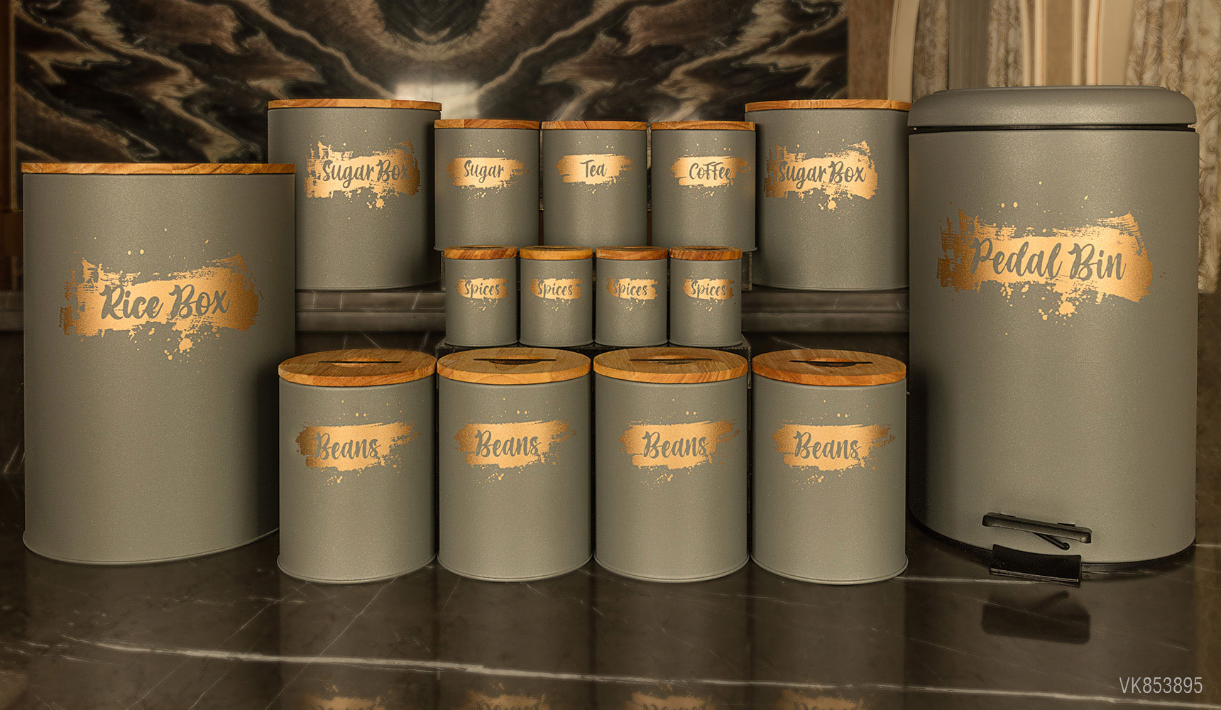 سرویس های آشپزخانه در چوبی 15 پارچه