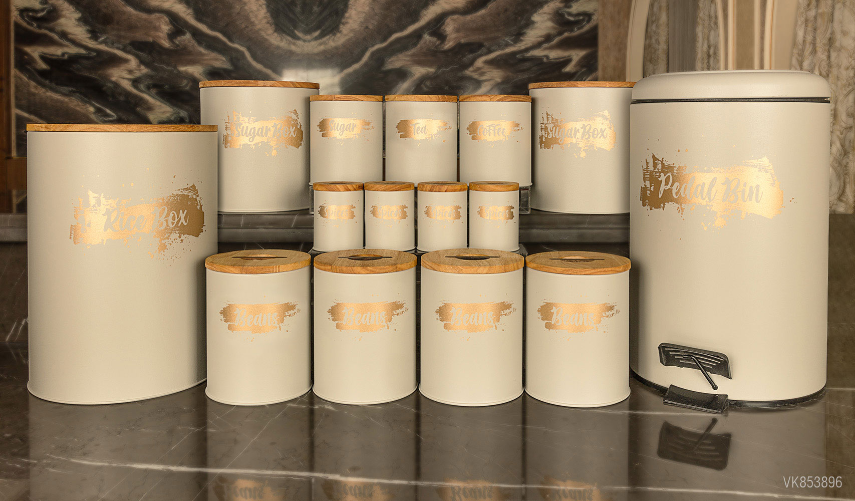 سرویس های آشپزخانه در چوبی 15 پارچه