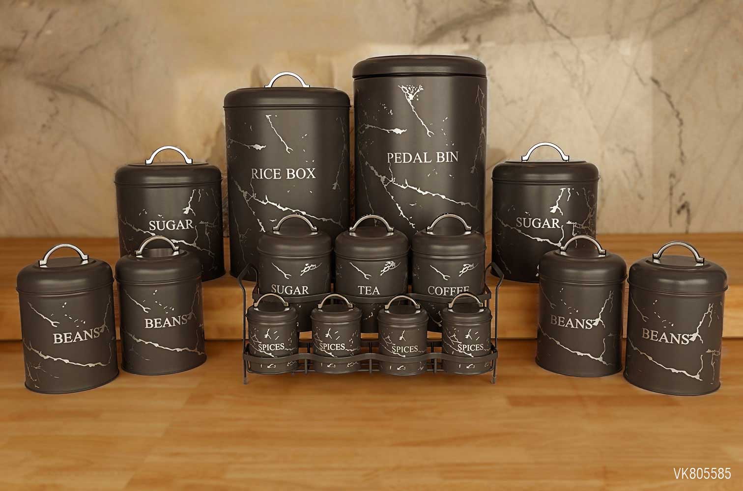 سرویس آشپزخانه در فلزی 15 پارچه