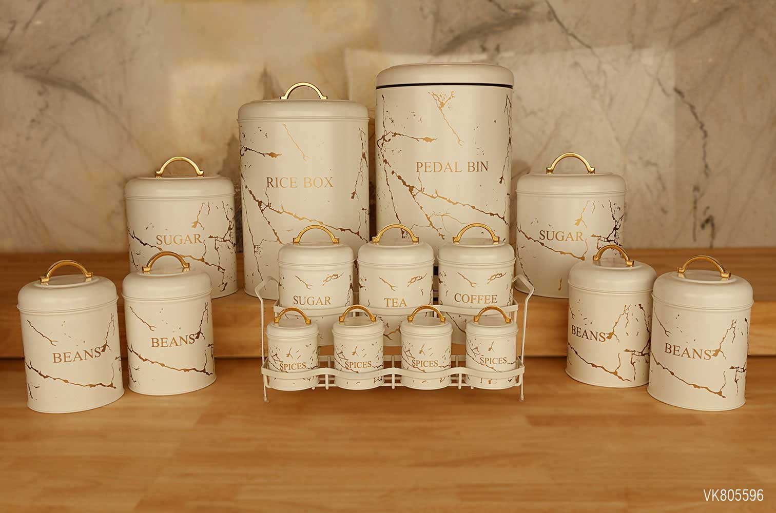 سرویس آشپزخانه در فلزی 15 پارچه