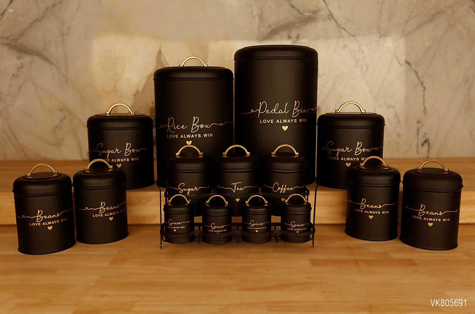 سرویس آشپزخانه در فلزی 15 پارچه