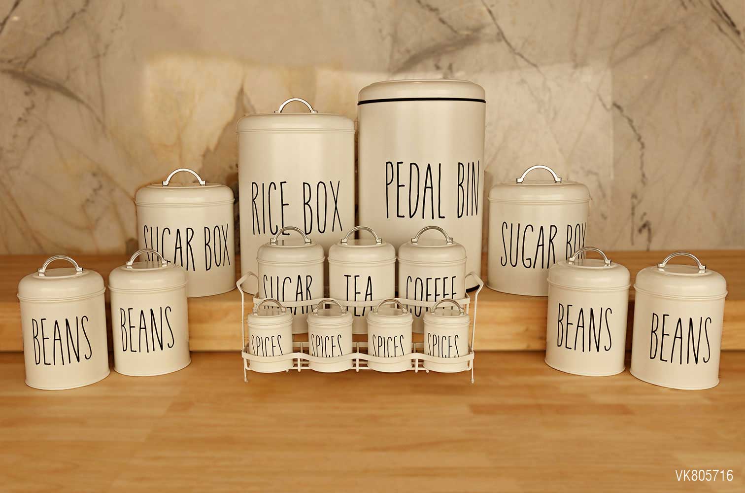 سرویس آشپزخانه در فلزی 15 پارچه