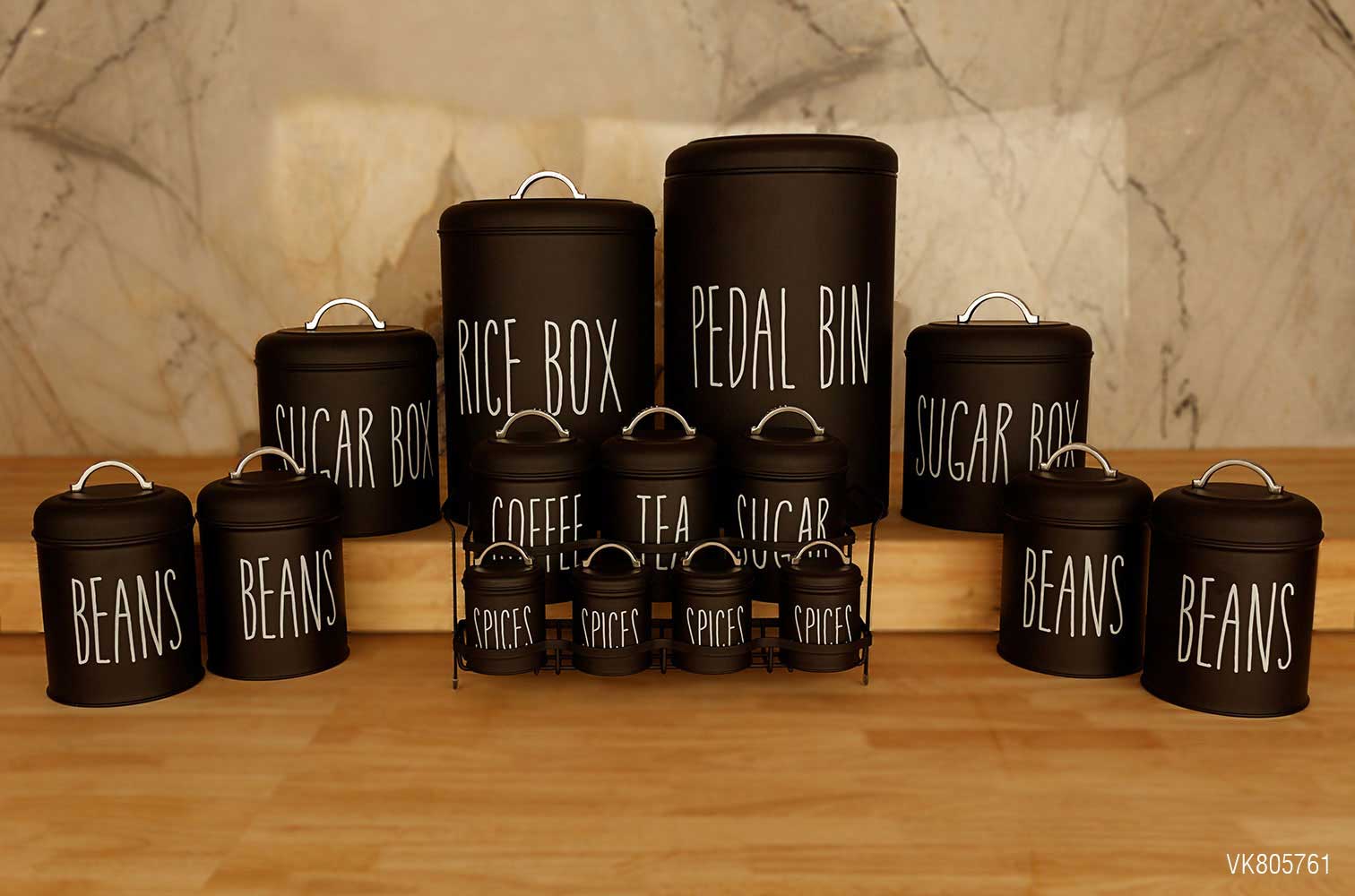 سرویس آشپزخانه در فلزی 15 پارچه