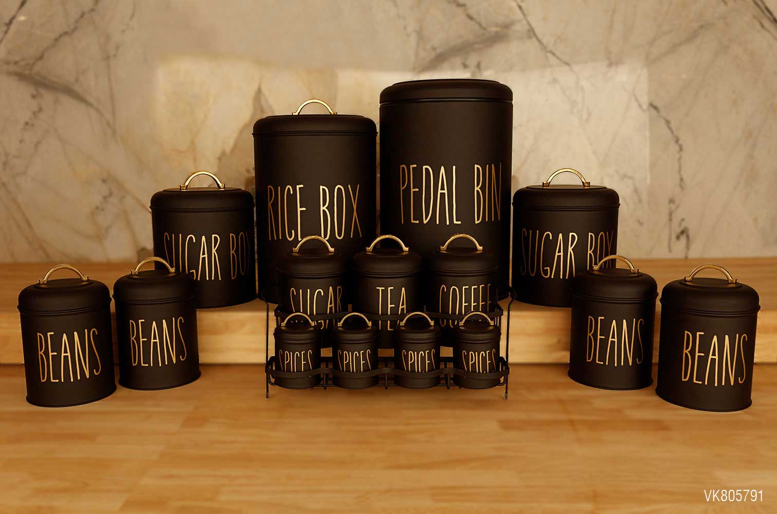 سرویس آشپزخانه در فلزی 15 پارچه