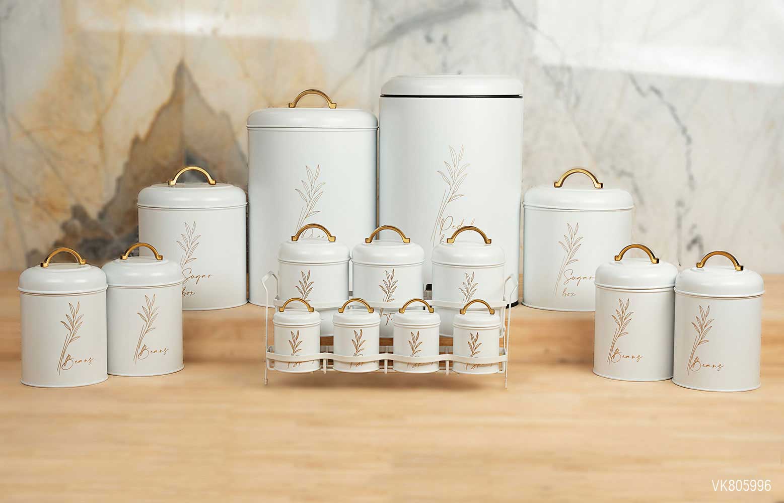 سرویس آشپزخانه در فلزی 15 پارچه