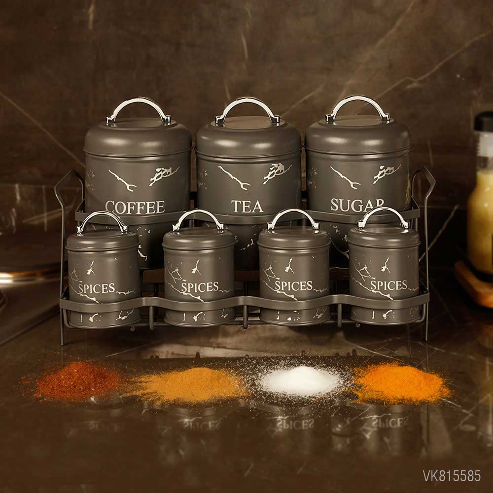 سرویس آشپزخانه در فلزی 7 پارچه