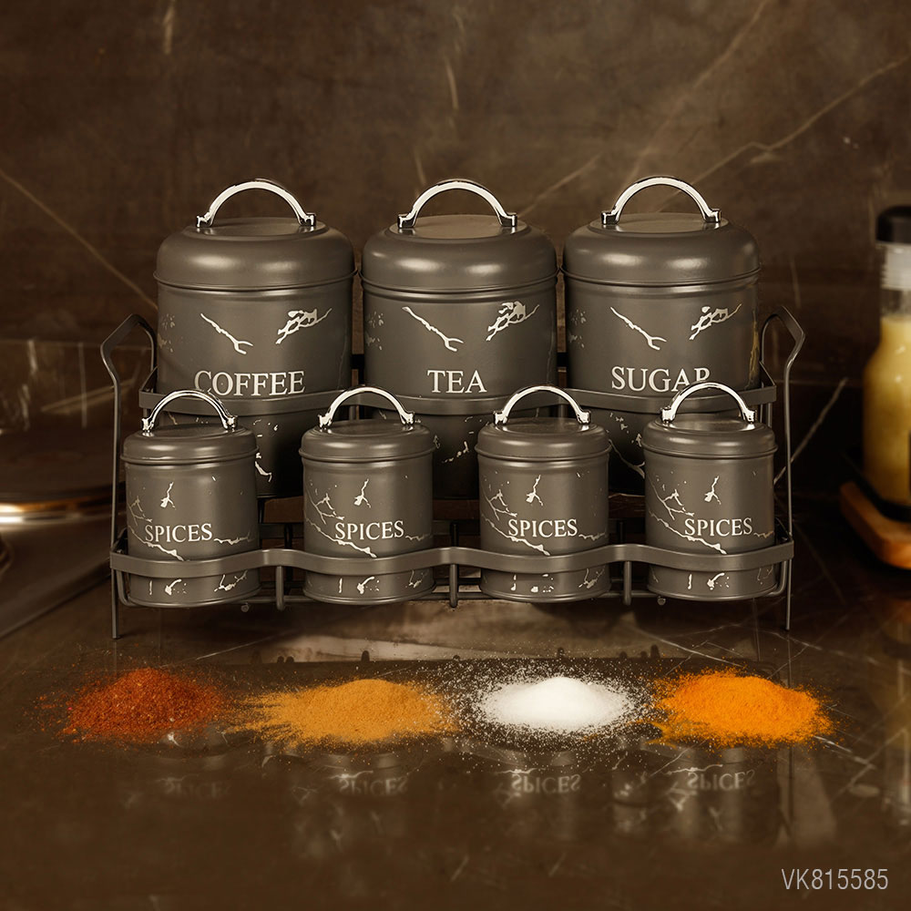 سرویس آشپزخانه در فلزی 7 پارچه