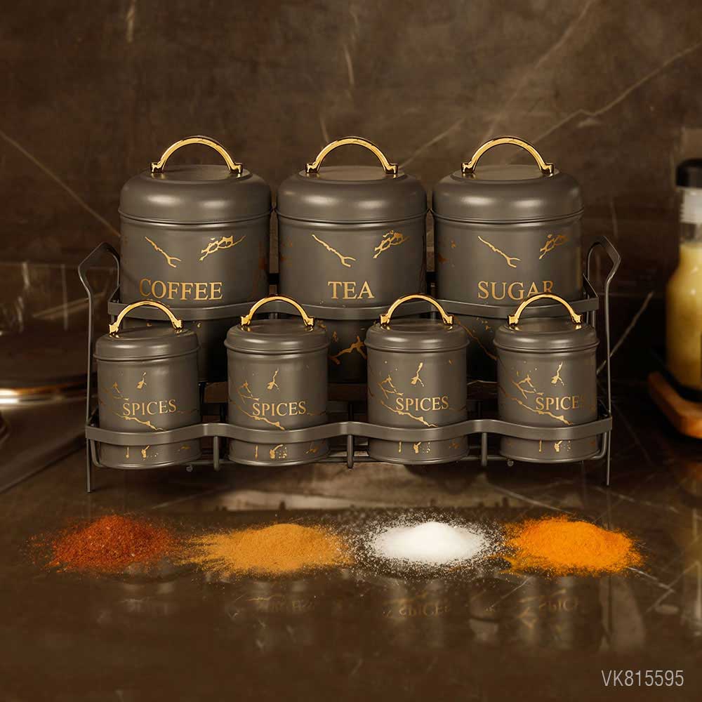 سرویس آشپزخانه در فلزی 7 پارچه