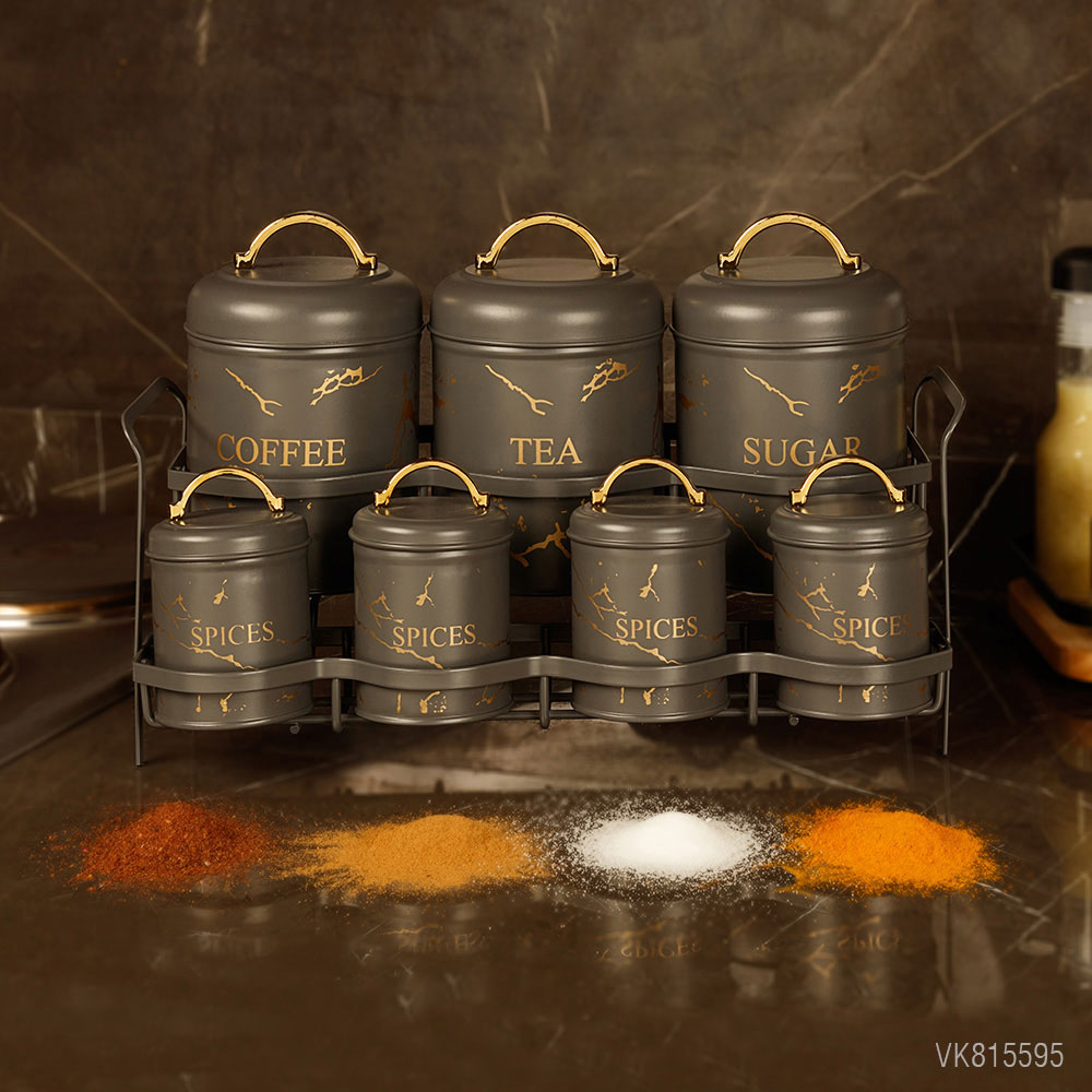 سرویس آشپزخانه در فلزی 7 پارچه