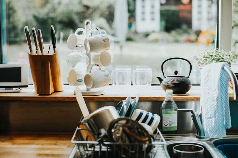 Tidiness in the kitchen