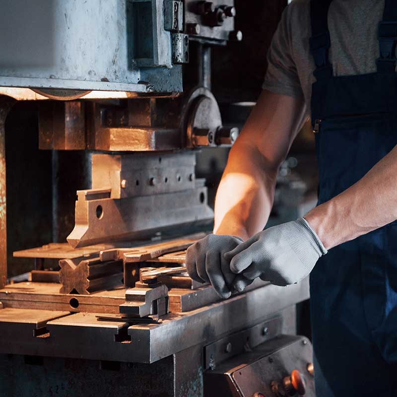 Metal industry factory